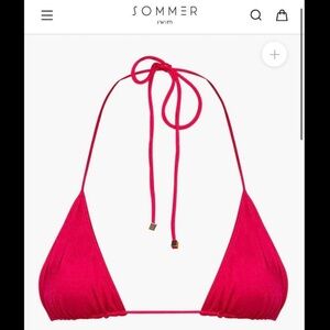 Sommer swim- Stella magenta top